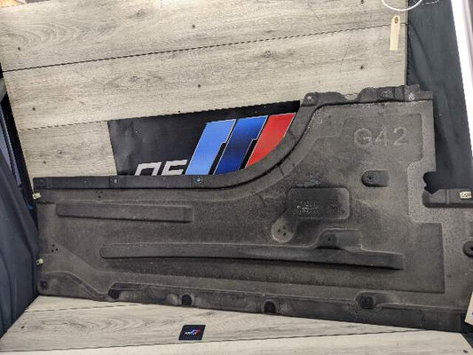 22-25 OEM BMW G42 230 M240 Left Driver Under Body Panel Splash Guard Shield