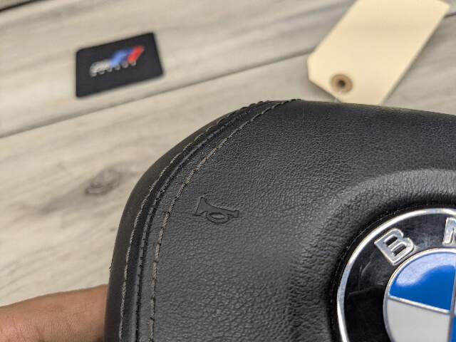 OEM BMW G11 G12 G14 G16 Front Driver Black Leather Steering Wheel Airbag Air Bag