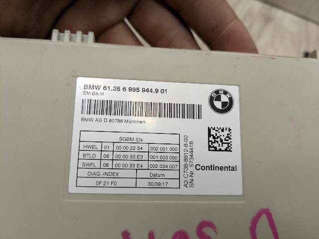 16-19 OEM BMW G01 G11 G12 G30 Front Left Right Seat Control Module