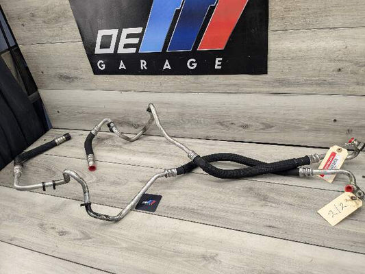 10-18 OEM BMW F10 F06 F13 F02 535 N55 Engine Oil Cooler Pipe Line Return Flow