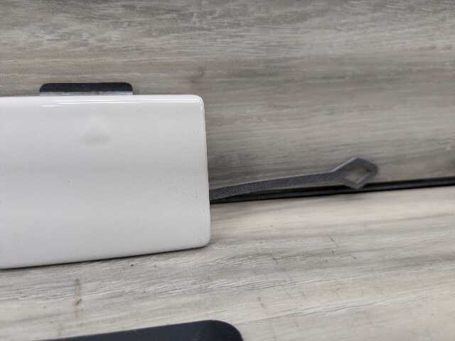 13-15 OEM BMW F01 F02 740 750 Rear Bumper Tow Hook Cover Eye Trim White 300