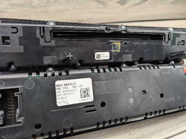 09-15 OEM BMW F01 F02 740 750 AC Switch Heater Climate Control Radio Buttons