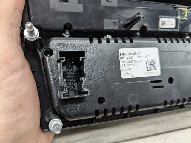 09-15 OEM BMW F01 F02 740 750 AC Switch Heater Climate Control Radio Buttons