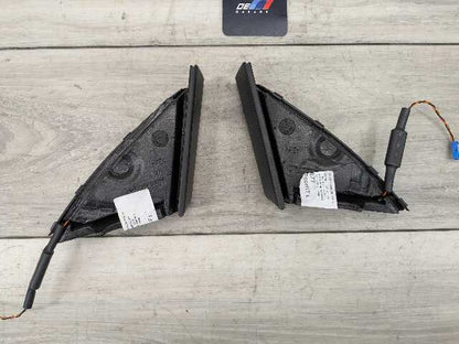 OEM BMW F01 F02 750 Front Left Right Door Sound Speaker Tweeter w Cover PAIR