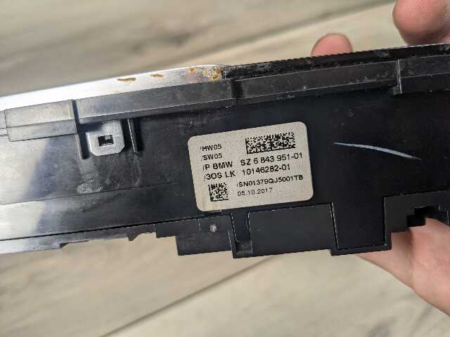 18-24 OEM BMW G01 G02 X3 X4 Switch Sport Comfort Operating Unit Center Console