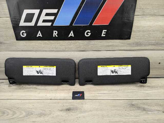 18-24 OEM BMW G01 G02 F97 X3 X4 Left Driver Right Passenger Side Sun Visor Black