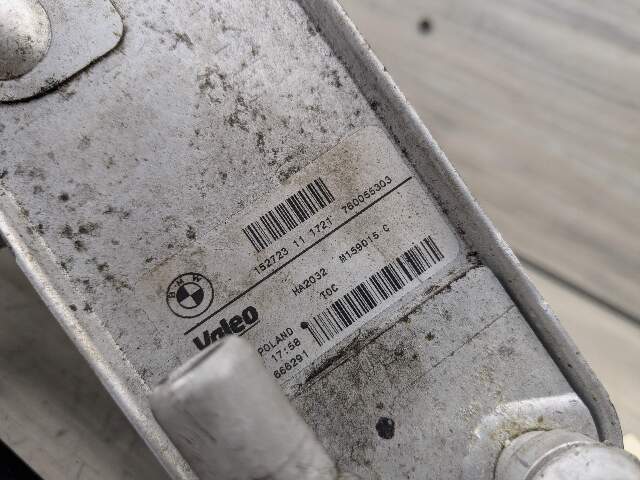 OEM BMW F22 F30 F32 F36 Transmission Oil Cooler Heat Exchanger VALEO N20 N26 N55