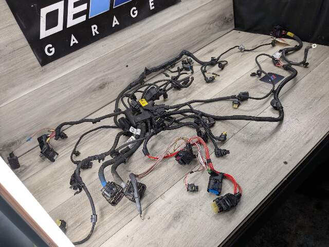 19-21 OEM BMW G05 G07 50iX Engine N63M Sensor Module Wiring Wire Harness 1-4