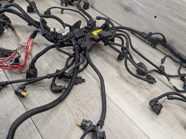 19-21 OEM BMW G05 G07 50iX Engine N63M Sensor Module Wiring Wire Harness 1-4