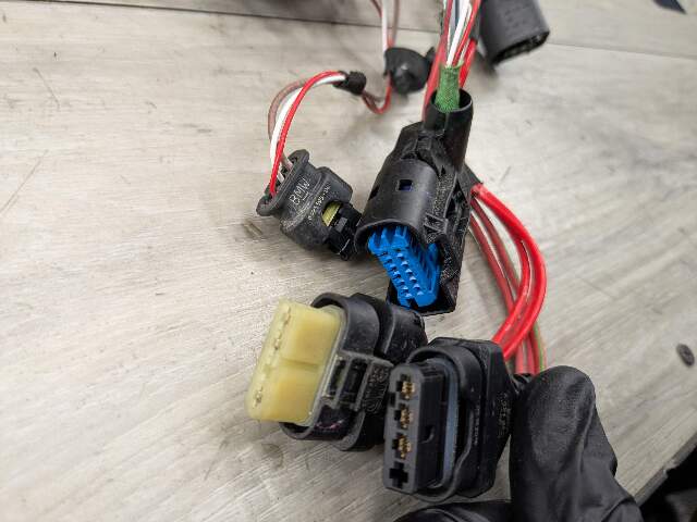 19-21 OEM BMW G05 G07 50iX Engine N63M Sensor Module Wiring Wire Harness 1-4