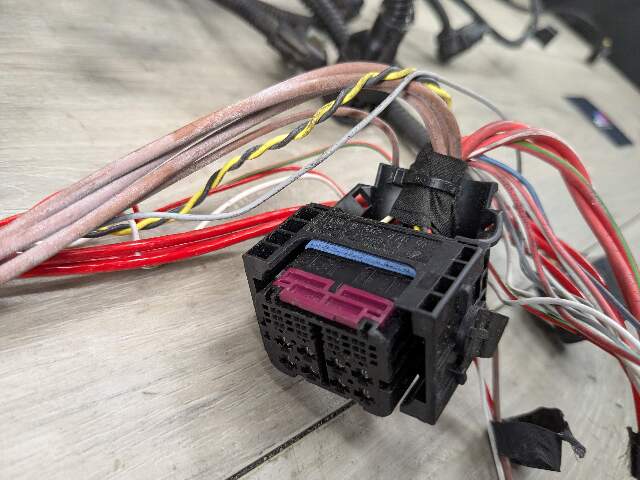 19-21 OEM BMW G05 G07 50iX Engine N63M Sensor Module Wiring Wire Harness 1-4