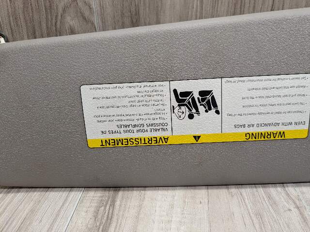 11-16 OEM BMW F10 528 535 550 Left Right Side Sun Visor Gray SET