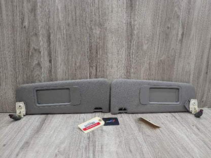 11-16 OEM BMW F10 528 535 550 Left Right Side Sun Visor Gray SET