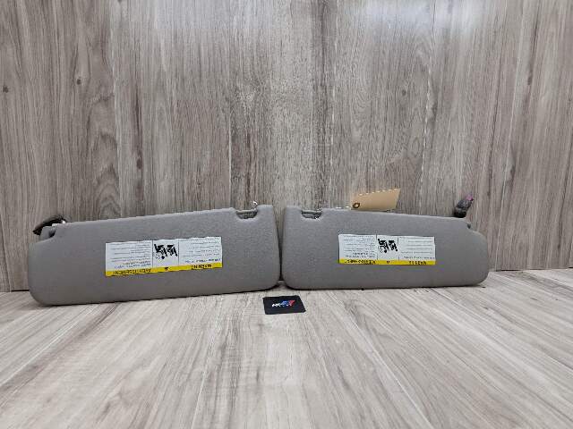 11-16 OEM BMW F10 528 535 550 Left Right Side Sun Visor Gray SET