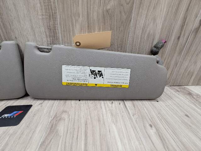 11-16 OEM BMW F10 528 535 550 Left Right Side Sun Visor Gray SET