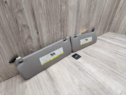 11-16 OEM BMW F10 528 535 550 Left Right Side Sun Visor Gray SET