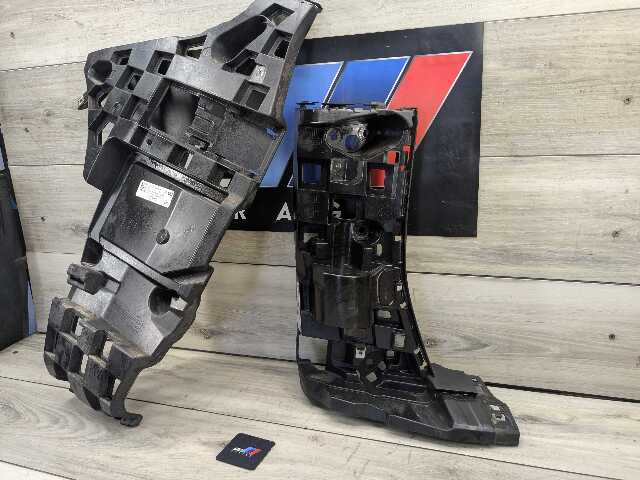 19-23 OEM BMW G05 X5 REAR Left Driver Side Bumper Brackets Mounts Guides PAIR
