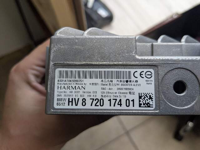 OEM BMW G01 G05 G20 G23 G30 G42 G80 Radio AMP Amplifier Booster HARMAN HW 6.0