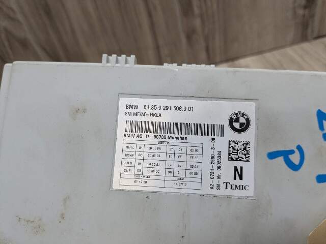 10-19 OEM BMW F30 F10 F12 F13 F01 F02 X3 X4 Left Right Seat Control Module