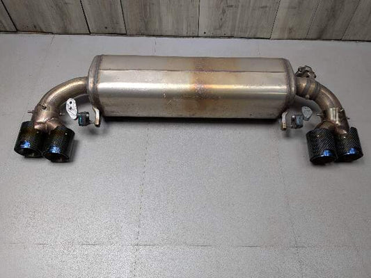 *22-25 OEM BMW G42 M240 Dual Exhaust Flap Pipe Muffler B58 Engine w/ Carbon Tips