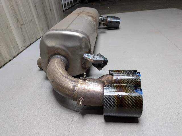 *22-25 OEM BMW G42 M240 Dual Exhaust Flap Pipe Muffler B58 Engine w/ Carbon Tips