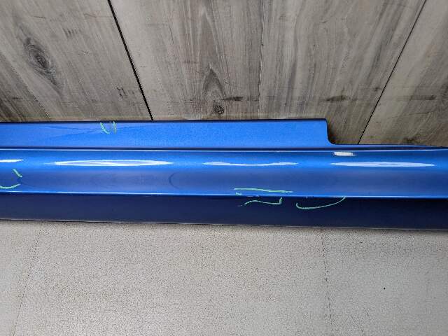 14-20 OEM BMW F22 F23 M235 M240 Left Driver Side Skirt Rocker Panel M SPORT Blue
