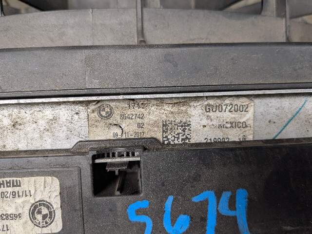 18-24 OEM BMW G01 G02 X3 X4 30i 30iX B46 Radiator Condenser Fan Shroud SET 400W