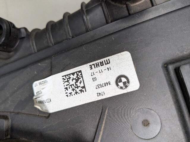 18-24 OEM BMW G01 G02 X3 X4 30i 30iX B46 Radiator Condenser Fan Shroud SET 400W