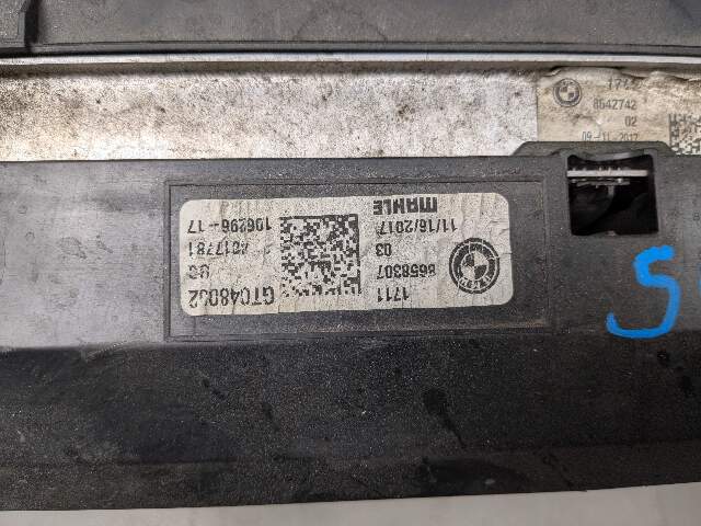 18-24 OEM BMW G01 G02 X3 X4 30i 30iX B46 Radiator Condenser Fan Shroud SET 400W