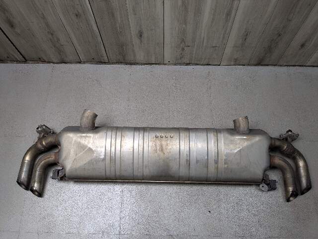 19-25 OEM BMW G05 X5 50iX Rear Exhaust Flap Silencer Muffler w/ Quad Tips N63M