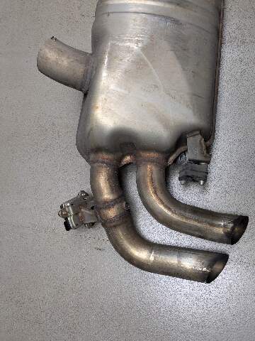 19-25 OEM BMW G05 X5 50iX Rear Exhaust Flap Silencer Muffler w/ Quad Tips N63M