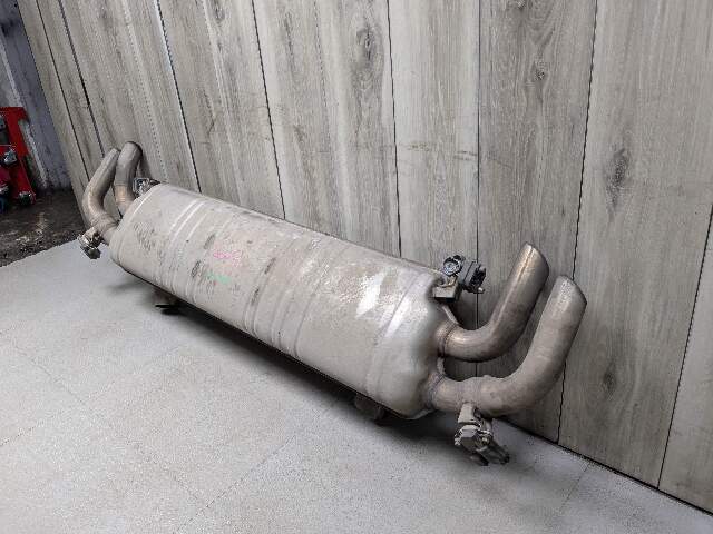 19-25 OEM BMW G05 X5 50iX Rear Exhaust Flap Silencer Muffler w/ Quad Tips N63M