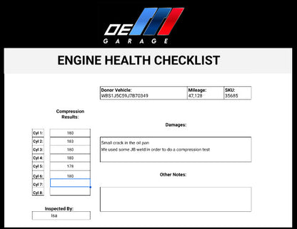 *NOTE* 16-21 Bmw F87 M2 N55 3.0 EWG Engine Motor Long Block COMPLETE Assembly 47k