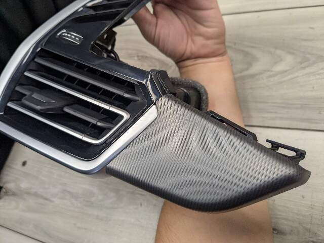 19-23 OEM BMW G05 G06 X5 X6 Left Driver Side Air AC Vent Dash Grille Aluminum