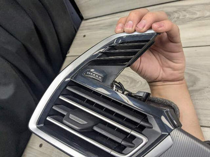 19-23 OEM BMW G05 G06 X5 X6 Left Driver Side Air AC Vent Dash Grille Aluminum