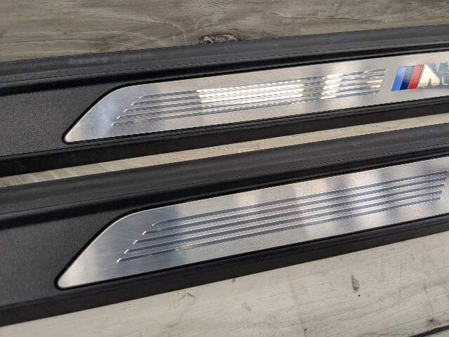 14-20 OEM BMW F22 F23 M240 Door Sill Entrance Molding Scuff Plate Trim SET