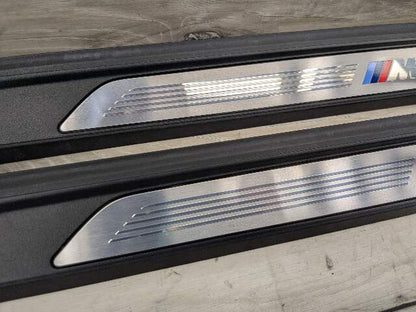 14-20 OEM BMW F22 F23 M240 Door Sill Entrance Molding Scuff Plate Trim SET