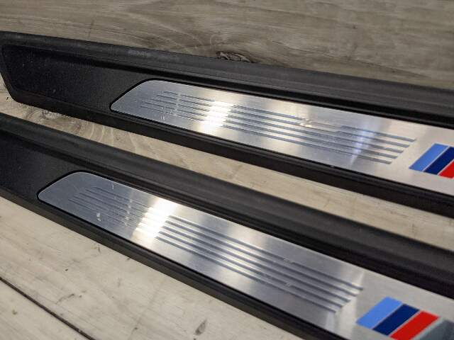14-20 OEM BMW F22 F23 M240 Door Sill Entrance Molding Scuff Plate Trim SET
