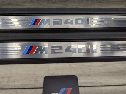 14-20 OEM BMW F22 F23 M240 Door Sill Entrance Molding Scuff Plate Trim SET