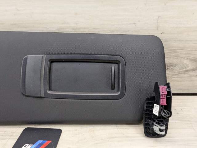 19-24 OEM BMW G20 G80 330 M340 M3 Left Driver Side Interior Sun Visor Black