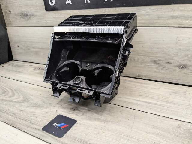 19-24 OEM BMW G20 330 M340 Center Console Cup Holder Storage Aluminum
