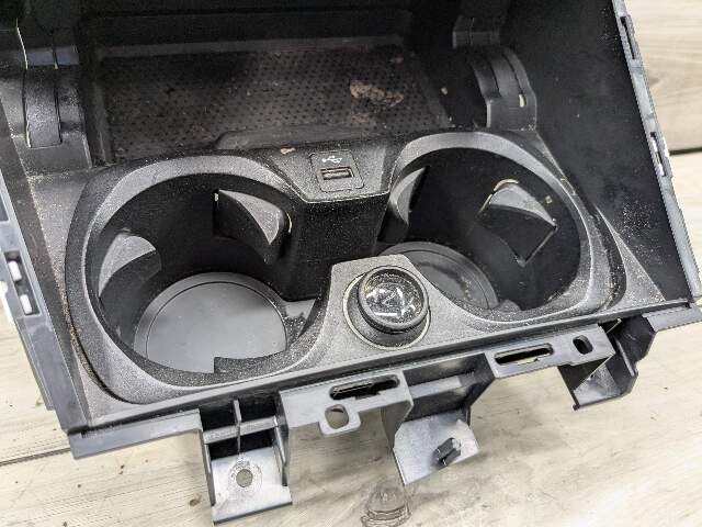 19-24 OEM BMW G20 330 M340 Center Console Cup Holder Storage Aluminum