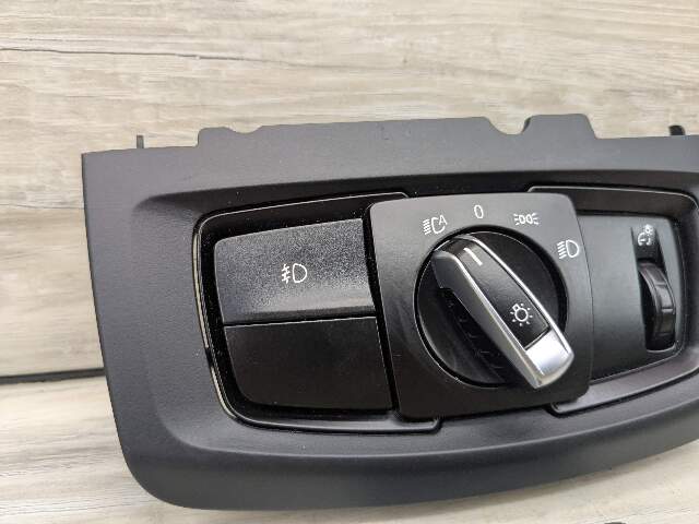 14-18 OEM BMW F15 F85 X6 X5 M Headlight Switch Control Panel Light Module BLACK