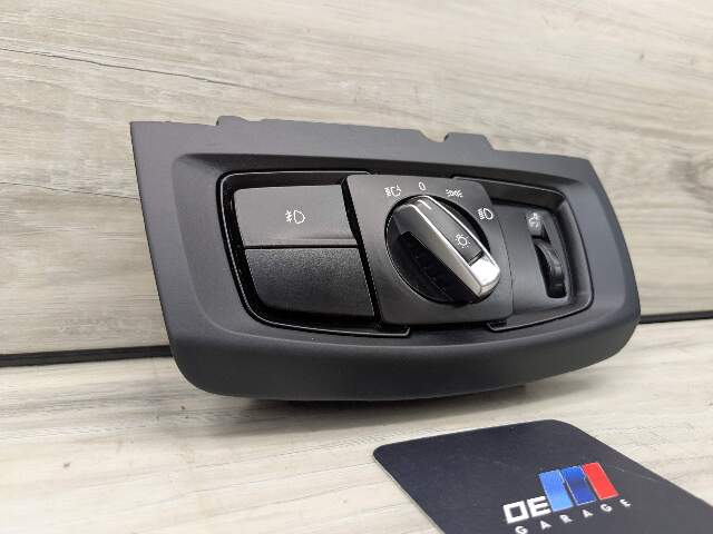 14-18 OEM BMW F15 F85 X6 X5 M Headlight Switch Control Panel Light Module BLACK