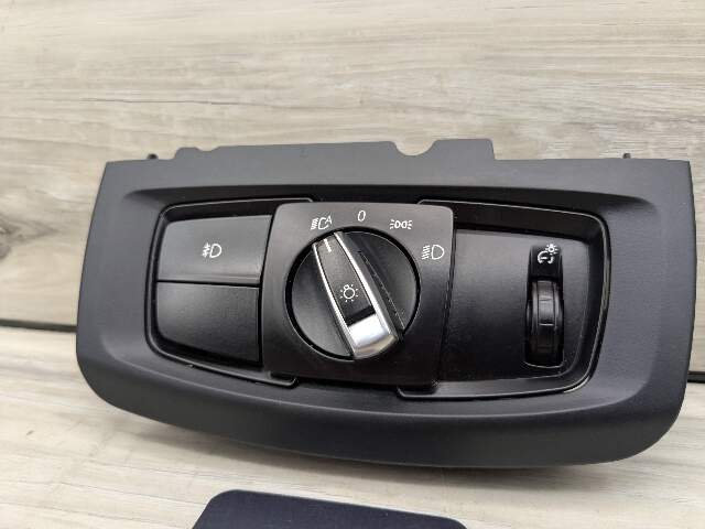 14-18 OEM BMW F15 F85 X6 X5 M Headlight Switch Control Panel Light Module BLACK