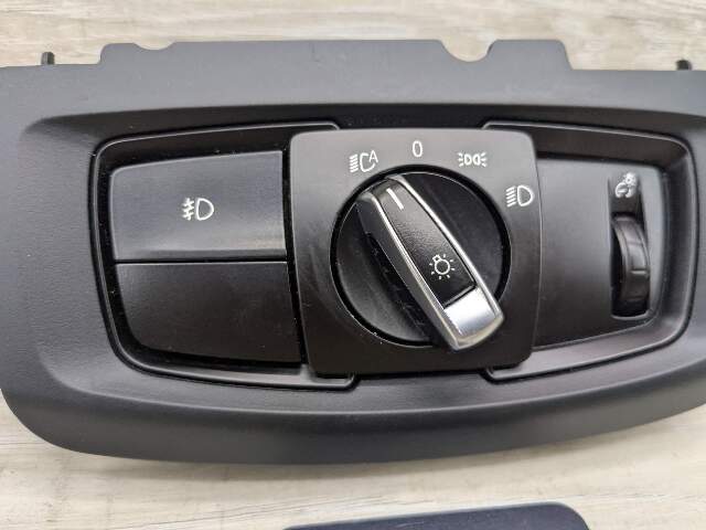 14-18 OEM BMW F15 F85 X6 X5 M Headlight Switch Control Panel Light Module BLACK