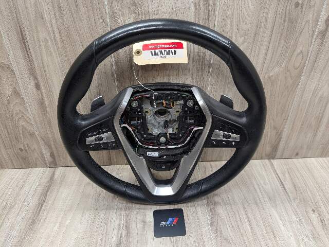 OEM BMW G05 G06 G07 X5 X6 LEATHER Steering Wheel Switch Button + Shifters HEATED