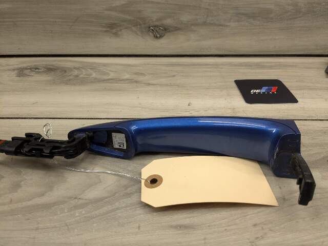 12-18 OEM BMW F23 F30 F36 F32 COMFORT ACCESS Front Left Driver Door Handle Blue