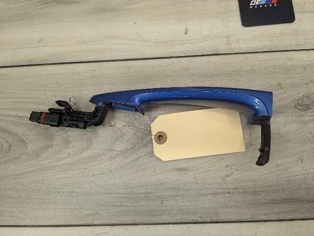 12-18 OEM BMW F23 F30 F36 F32 COMFORT ACCESS Front Left Driver Door Handle Blue