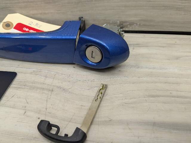 12-18 OEM BMW F23 F30 F36 F32 COMFORT ACCESS Front Left Driver Door Handle Blue
